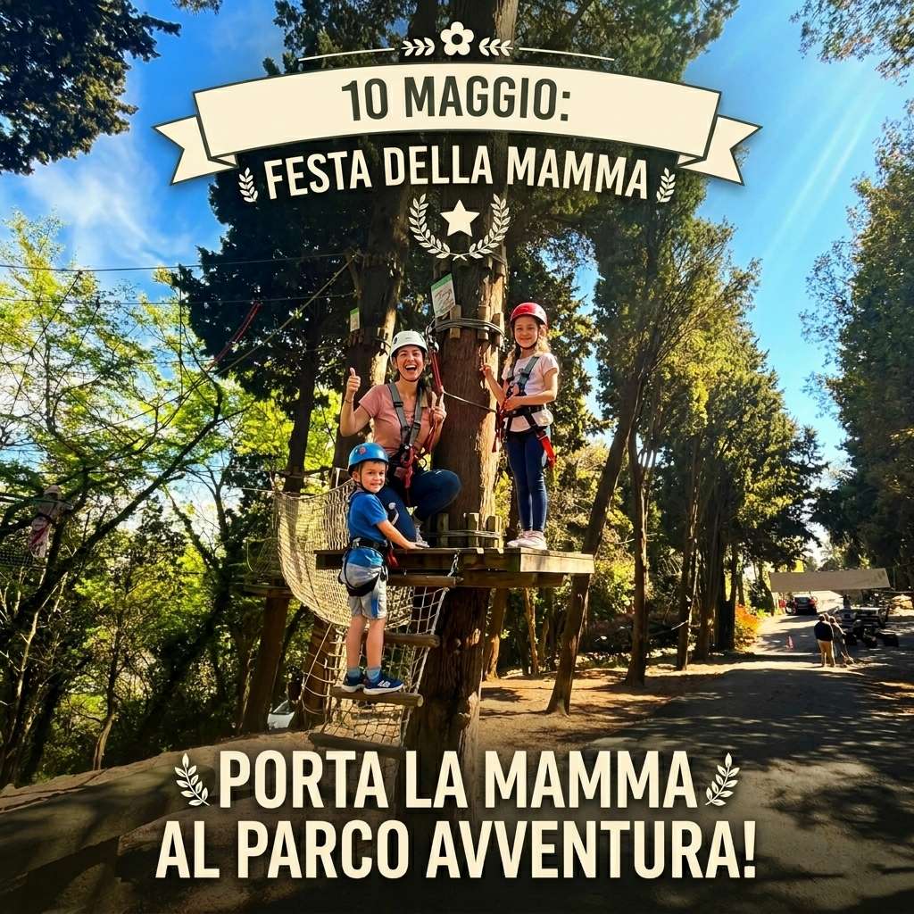 Festa della mamma al Parco avventura Righi