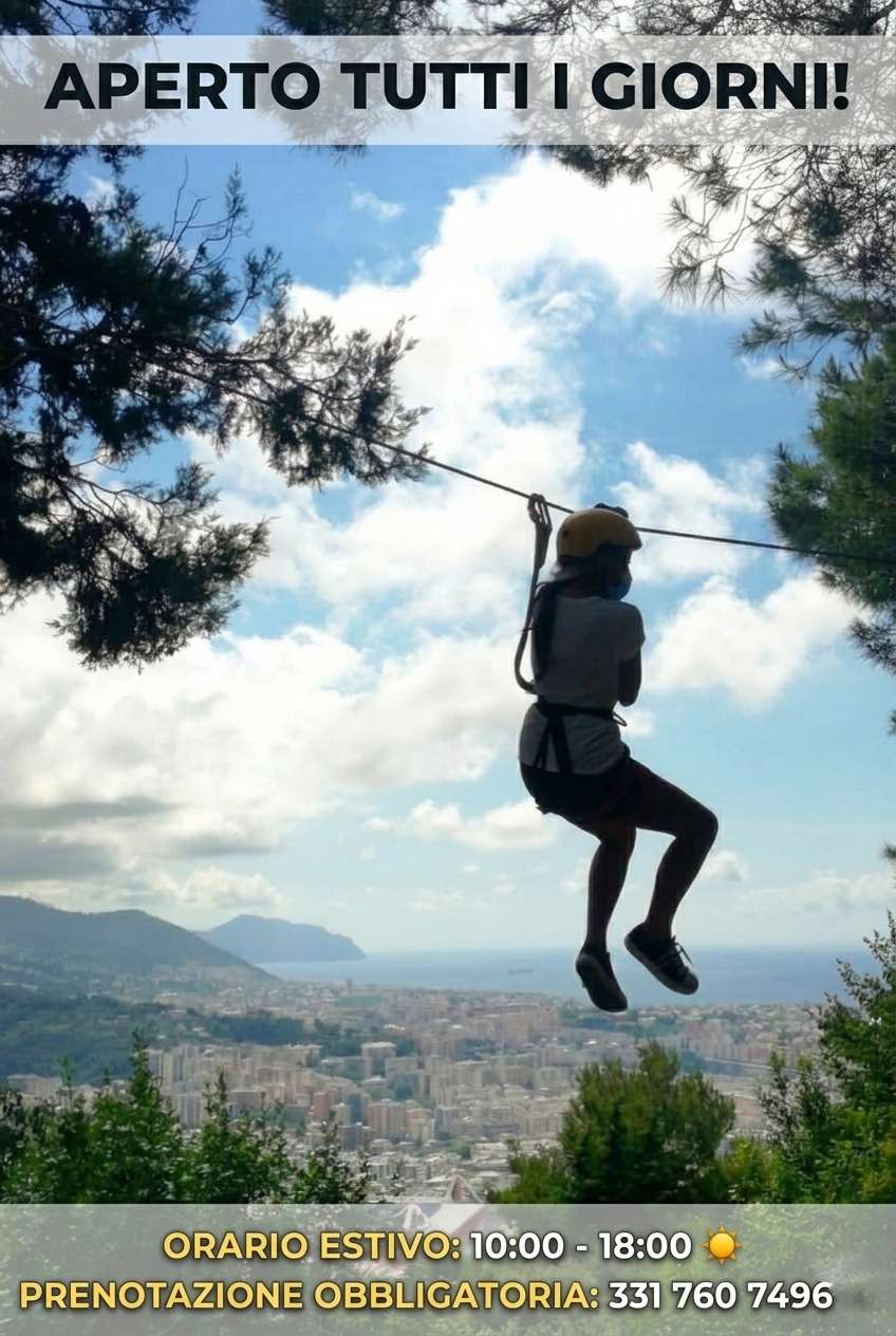 Parco avventura Genova aperto tutti i giorni